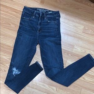 High rise jeans